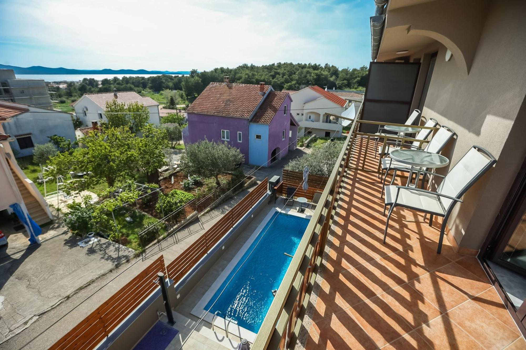 Pool Apartments Julia Zadar Zimmer foto